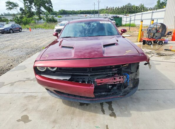 2C3CDZAGXLH222874 2020 DODGE CHALLENGER Burgundy Widok z przodu