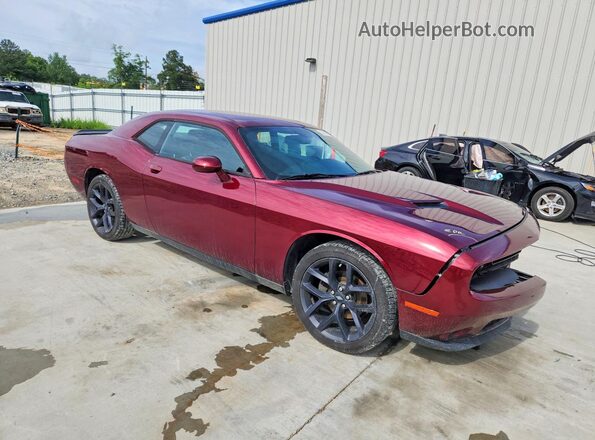 2C3CDZAGXLH222874 2020 DODGE CHALLENGER Burgundy Przód prawy