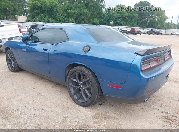 2C3CDZAGXLH223118 2020 DODGE CHALLENGER Синий Задняя левая четверть