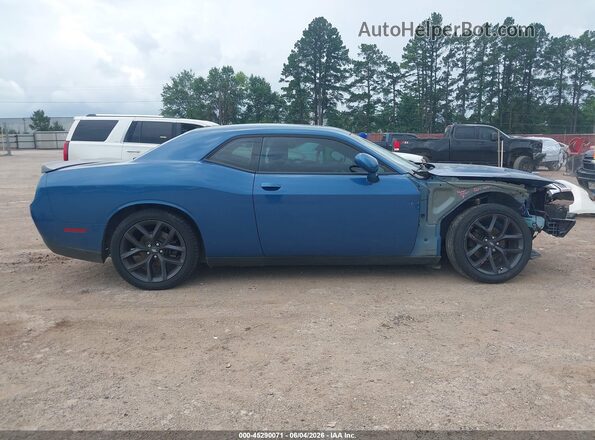 2C3CDZAGXLH223118 2020 DODGE CHALLENGER Синий Панорамный вид салона 360°