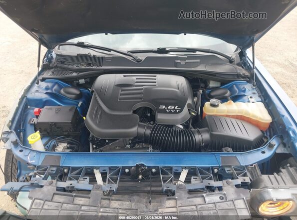 2C3CDZAGXLH223118 2020 DODGE CHALLENGER Синий Вид сзади
