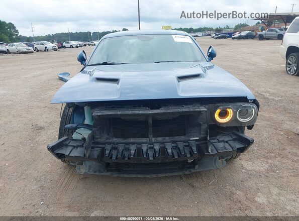 2C3CDZAGXLH223118 2020 DODGE CHALLENGER Синий Вид задней части салона