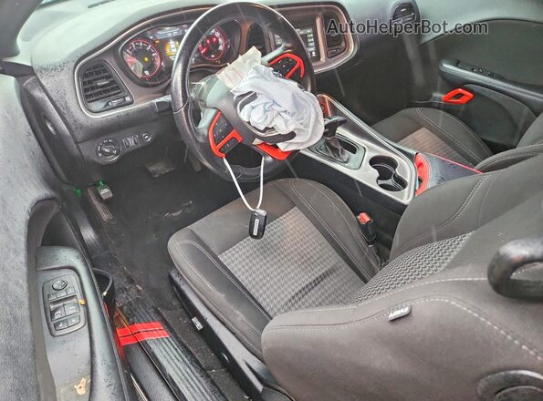 2C3CDZAGXNH257479 2022 DODGE CHALLENGER Gray Dashboard view
