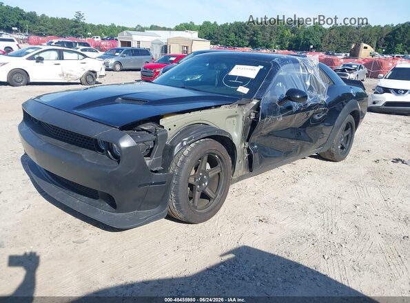 2C3CDZAGXPH602223 2023 DODGE CHALLENGER Черный Передняя левая четверть