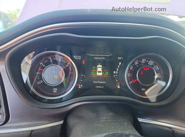 2C3CDZBT0GH137026 2016 DODGE CHALLENGER Purple Սարքավորումների վահանակի տեսք