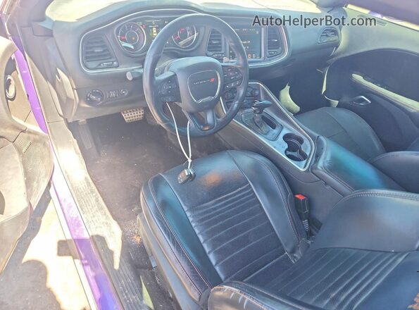 2C3CDZBT0GH137026 2016 DODGE CHALLENGER Purple Առջևի վահանակի տեսք