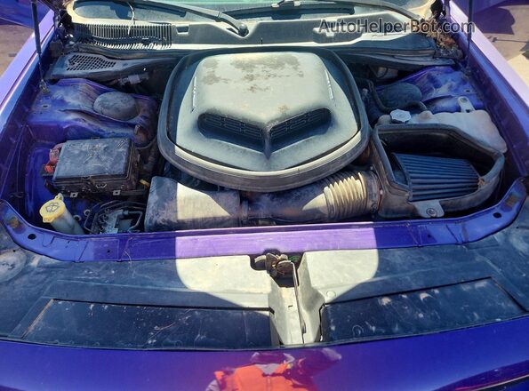 2C3CDZBT0GH137026 2016 DODGE CHALLENGER Purple Սալոնի հետևի տեսք