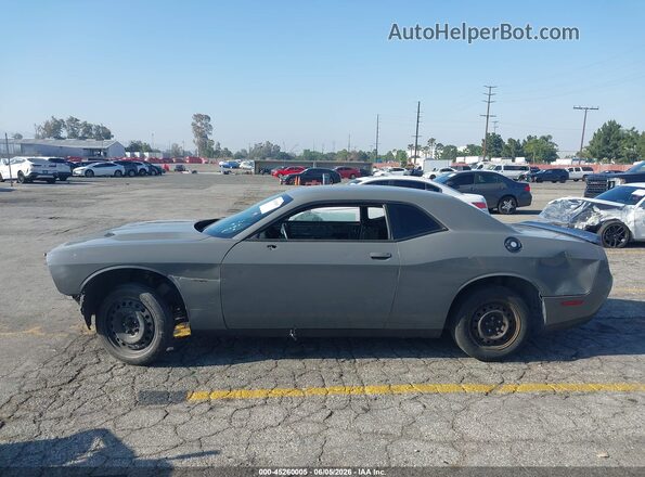 2C3CDZBT0HH600025 2017 DODGE CHALLENGER Gray Вид задньої частини салону