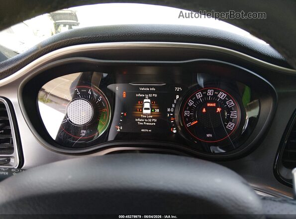 2C3CDZBT0KH605376 2019 DODGE CHALLENGER Белый Вид задних сидений