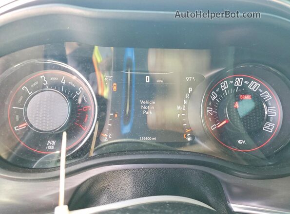 2C3CDZBT1HH573269 2017 DODGE CHALLENGER Серый Вид щитка приборов