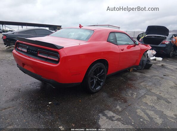2C3CDZBT1JH131548 2018 DODGE CHALLENGER Красный Задняя правая четверть