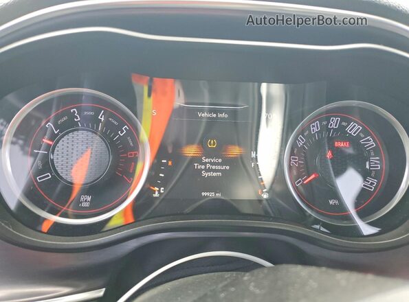 2C3CDZBT1JH144705 2018 DODGE CHALLENGER Черный Вид щитка приборов