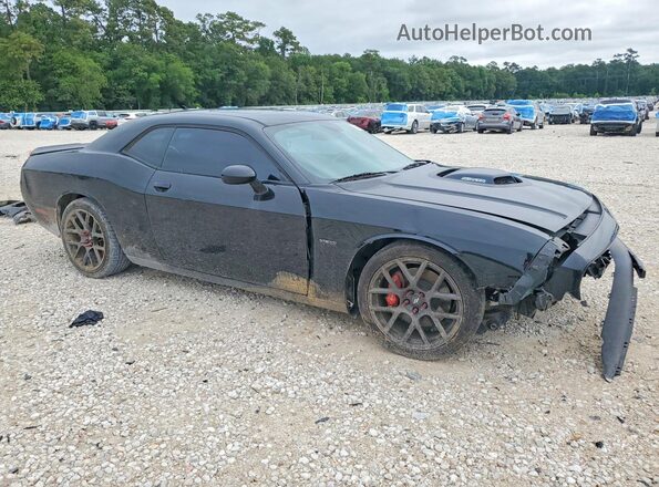 2C3CDZBT1JH144705 2018 DODGE CHALLENGER Черный Передняя правая четверть