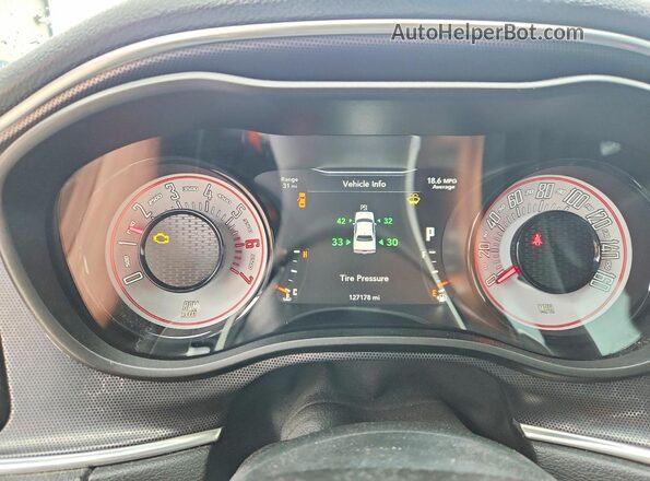 2C3CDZBT2HH589156 2017 DODGE CHALLENGER Gray Սարքավորումների վահանակի տեսք