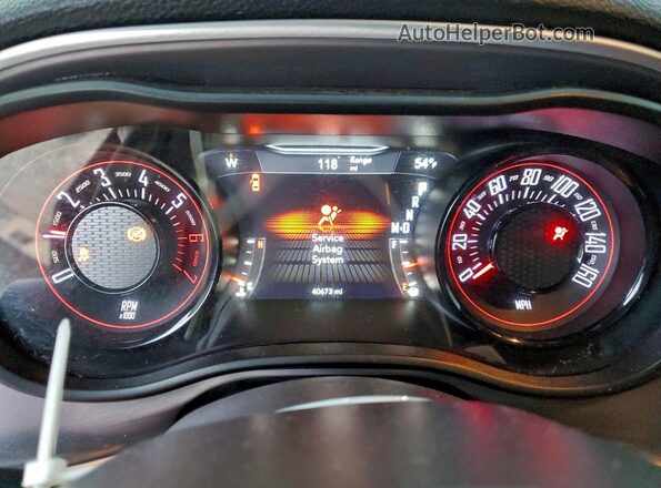 2C3CDZBT2KH652411 2019 DODGE CHALLENGER Maroon Vista del cuadro de instrumentos