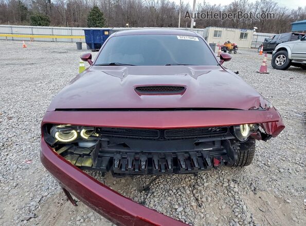 2C3CDZBT2KH652411 2019 DODGE CHALLENGER Maroon Vista frontal