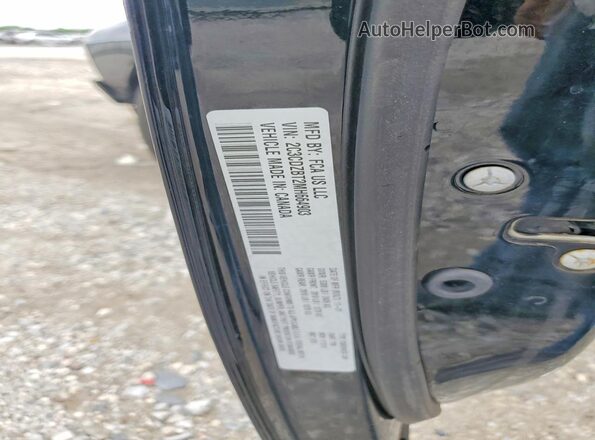 2C3CDZBT2MH664903 2021 DODGE CHALLENGER Black Vista de la etiqueta del VIN