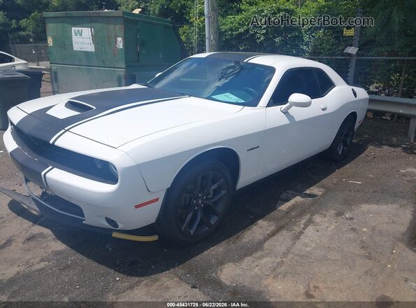 2C3CDZBT2NH253745 2022 DODGE CHALLENGER White Передня ліва чверть
