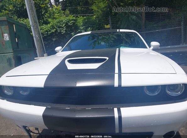 2C3CDZBT2NH253745 2022 DODGE CHALLENGER White Вид щитка приладів