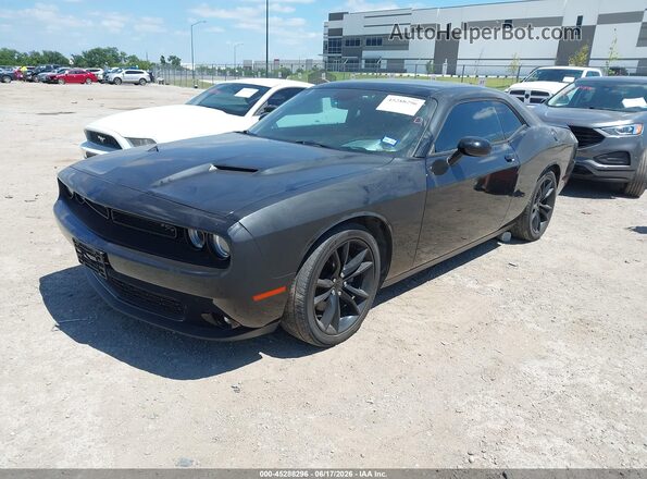 2C3CDZBT3GH177925 2016 DODGE CHALLENGER Black Առջևի ձախ երեք քառորդ տեսարան