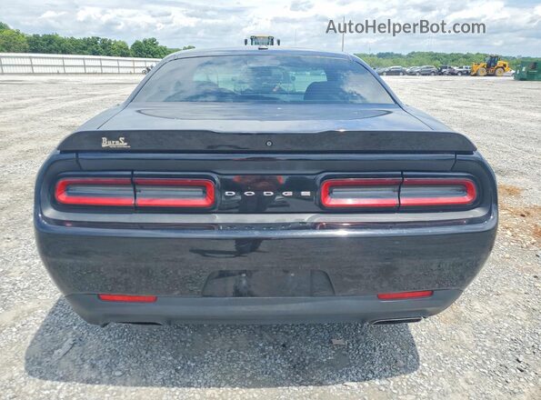 2C3CDZBT3JH130921 2018 DODGE CHALLENGER Black უკანა ხედი