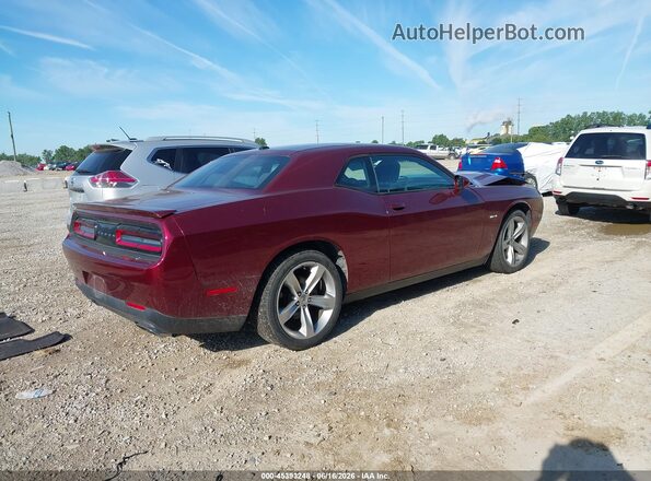 2C3CDZBT4HH548883 2017 DODGE CHALLENGER Maroon Tył prawy