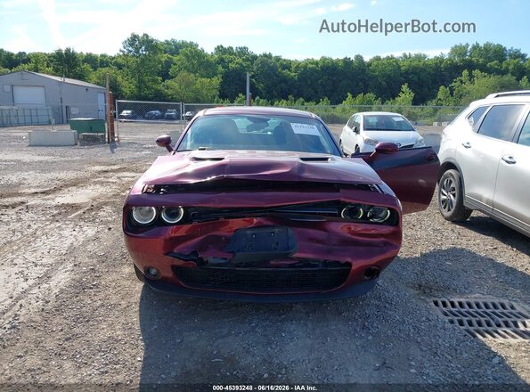 2C3CDZBT4HH548883 2017 DODGE CHALLENGER Maroon Widok z przodu