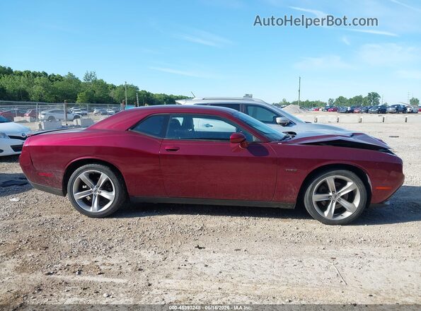 2C3CDZBT4HH548883 2017 DODGE CHALLENGER Maroon Widok wnętrza z tyłu