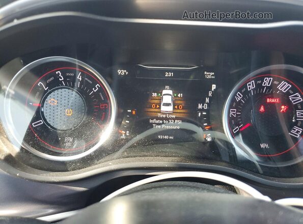 2C3CDZBT4KH606143 2019 DODGE CHALLENGER Black Instrument cluster view