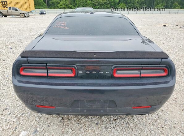 2C3CDZBT4KH606143 2019 DODGE CHALLENGER Black Rear view