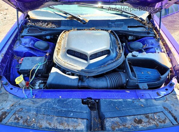 2C3CDZBT5GH153738 2016 DODGE CHALLENGER Purple Widok wnętrza z tyłu