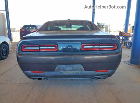 2C3CDZBT5HH513947 2017 DODGE CHALLENGER Gray Вид ззаду