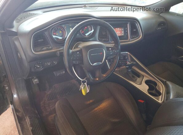 2C3CDZBT5HH513947 2017 DODGE CHALLENGER Gray Вид панелі приладів