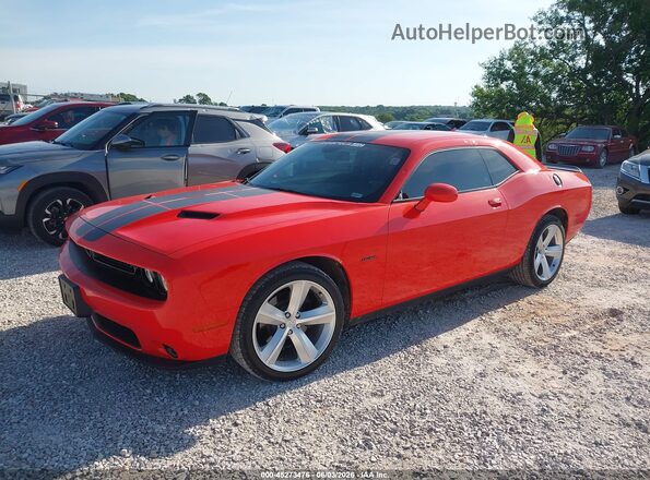 2C3CDZBT5JH161135 2018 DODGE CHALLENGER Orange Przód lewy