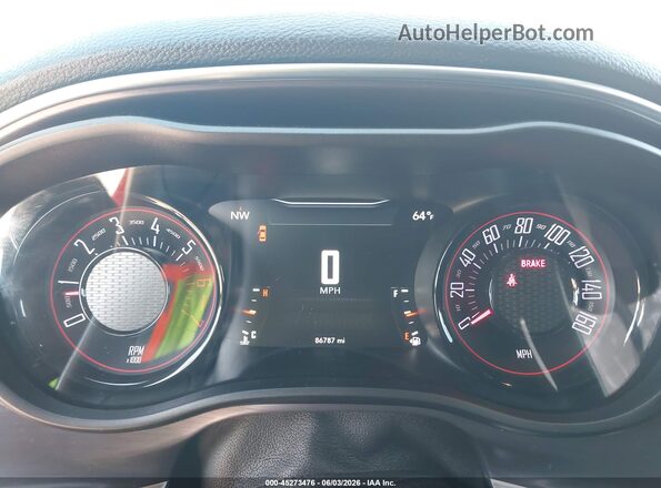 2C3CDZBT5JH161135 2018 DODGE CHALLENGER Orange Widok tylnych siedzeń