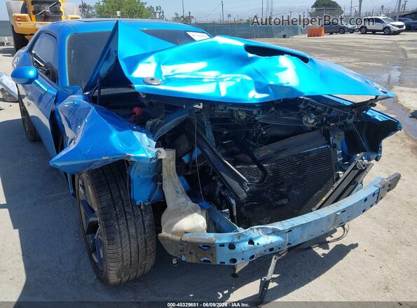 2C3CDZBT5KH509582 2019 DODGE CHALLENGER Синий Вид спереди