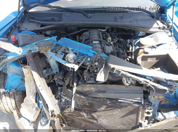 2C3CDZBT5KH509582 2019 DODGE CHALLENGER Синий Вид сзади