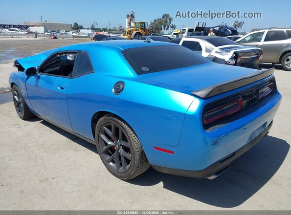 2C3CDZBT5KH509582 2019 DODGE CHALLENGER Синий Задняя левая четверть