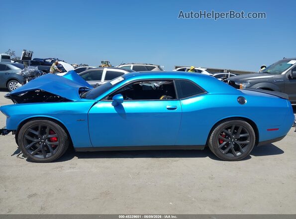 2C3CDZBT5KH509582 2019 DODGE CHALLENGER Синий Панорамный вид салона 360°