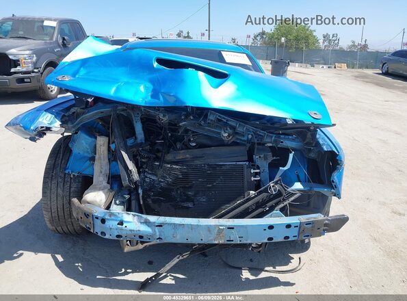 2C3CDZBT5KH509582 2019 DODGE CHALLENGER Синий Вид щитка приборов