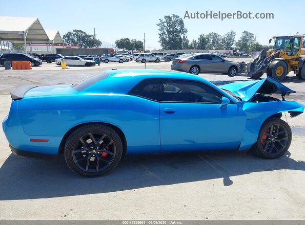 2C3CDZBT5KH509582 2019 DODGE CHALLENGER Синий Вид задней части салона