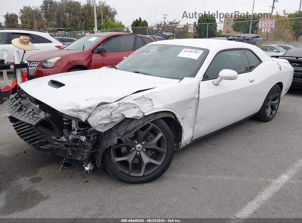 2C3CDZBT5KH557115 2019 DODGE CHALLENGER White Առջևի ձախ երեք քառորդ տեսարան
