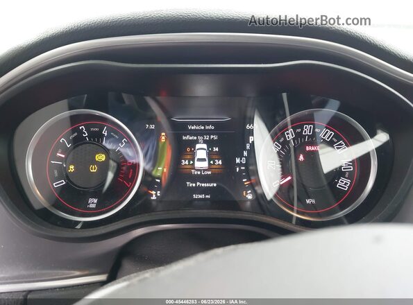 2C3CDZBT5KH557115 2019 DODGE CHALLENGER White Հետևի նստատեղերի տեսք