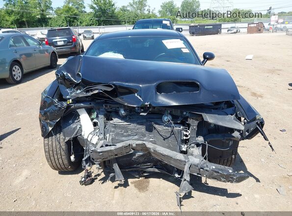 2C3CDZBT5LH135296 2020 DODGE CHALLENGER Black წინა პანელის ხედი