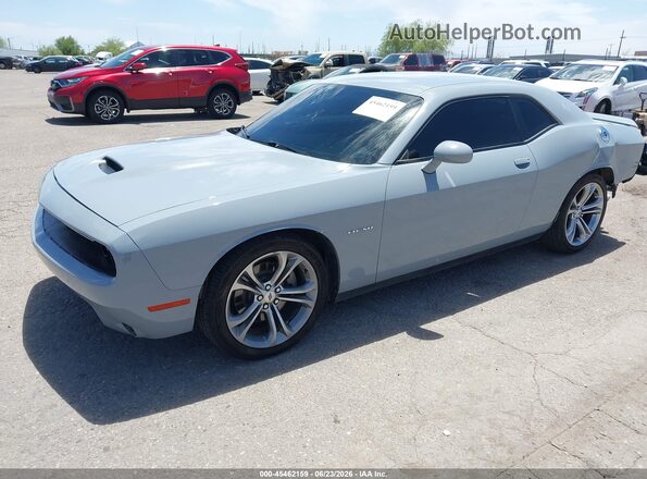 2C3CDZBT5MH631040 2021 DODGE CHALLENGER Gray Передня ліва чверть