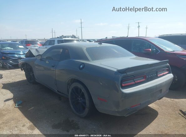 2C3CDZBT6JH111165 2018 DODGE CHALLENGER Gray Trasero izquierdo