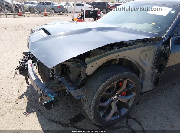 2C3CDZBT6KH613787 2019 DODGE CHALLENGER Black წინა ხედი