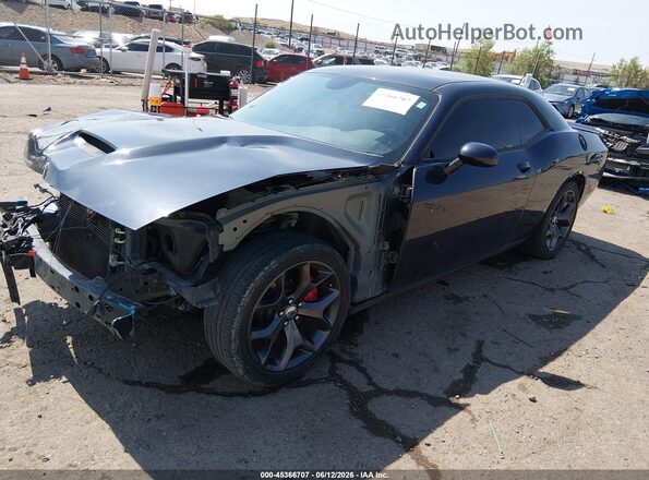 2C3CDZBT6KH613787 2019 DODGE CHALLENGER Black წინა მარცხენა ხედი სამი მეოთხედიდან