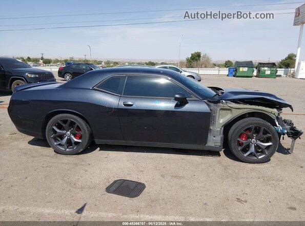 2C3CDZBT6KH613787 2019 DODGE CHALLENGER Black უკანა სალონის ხედი