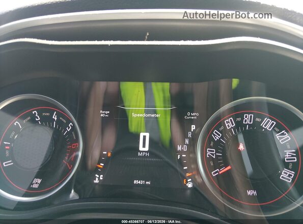 2C3CDZBT6KH613787 2019 DODGE CHALLENGER Black უკანა სავარძლების ხედი